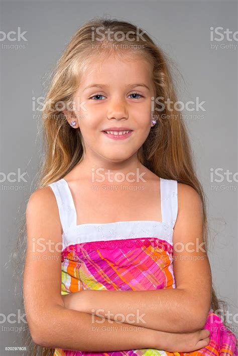 Beautiful Little Girl Stock Photo Download Image Now 6 7 Years
