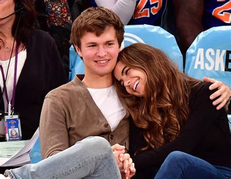 Ansel Elgort And Girlfriend Pack On The Pda At Ny Knicks Game E News