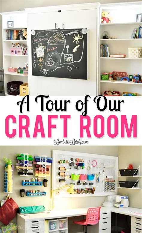 A Tour Of Our Craft Room Craft Room Guest Room Combo Craft Room