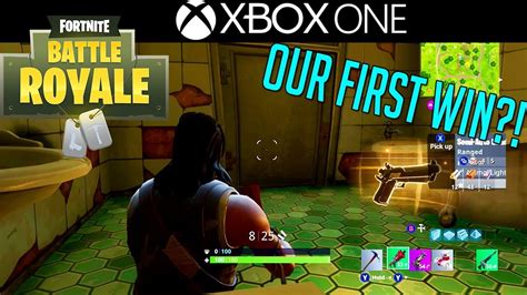 Our First Win Fortnite Battle Royale Xbox One Episode 1 Youtube