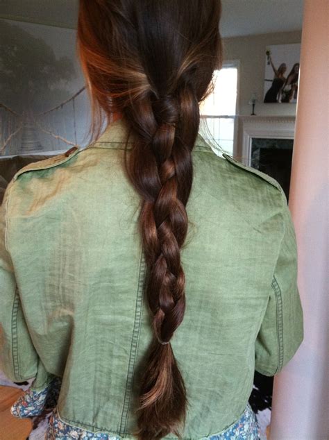 Four strand braids look truly exceptional. 4 strand braid | Hair makeup, Hair and nails, Hair beauty