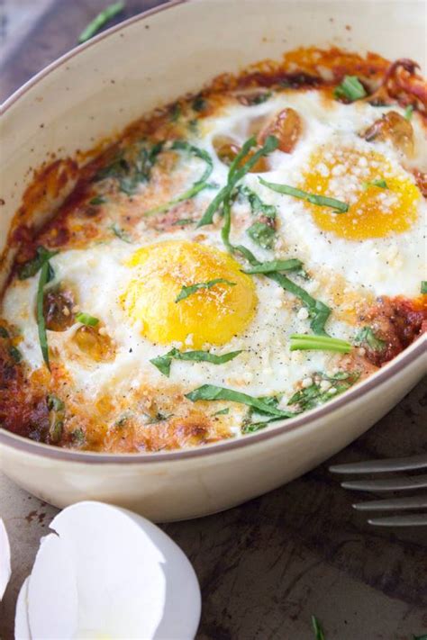 It's a genius idea and reminds me of how in spain cooks use bread to thicken. Simple Baked Eggs - Simple Green Moms