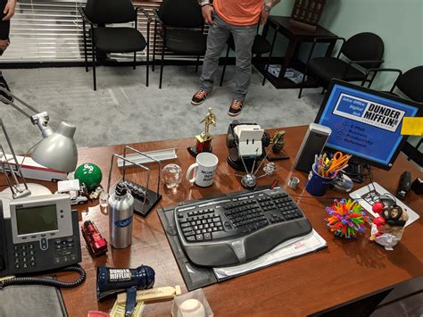 Set Of The Officeat Clusterfest 2019 View Of Michaels Desk From