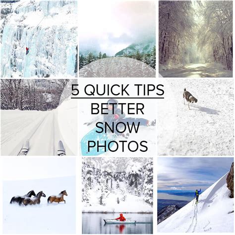 5 Tips To Better Snow Photos Snow Photography