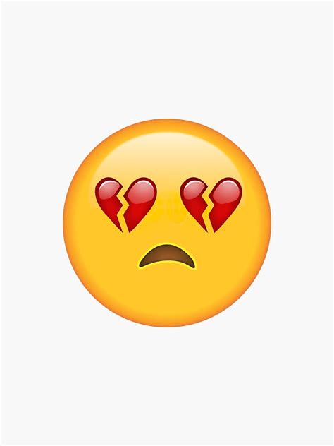Emojipedia® is a voting member of the unicode consortium. "Broken Heart Secret Emoji | funny internet meme" Sticker ...
