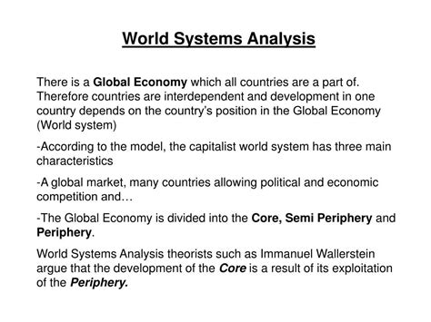 Ppt The Global Economy Powerpoint Presentation Free Download Id