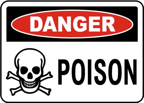 Poison Clipart Signage Picture Poison Clipart Signage