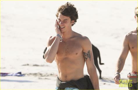 Shawn Mendes Strips Shirtless For A Day At The Beach Photo 4382430