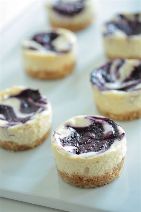 White Chocolate Blueberry Mini Cheesecakes Country Cleaver