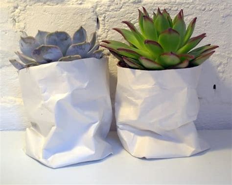 Recycle Papers Into Diy Paper Plant Pots Balcony Garden Web