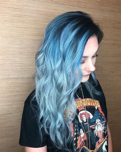 Dark Blue To Light Blue Ombre Hair