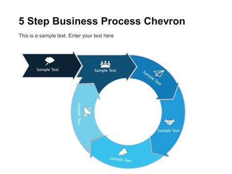 5 Steps Business Process Powerpoint Process Flow Powe
