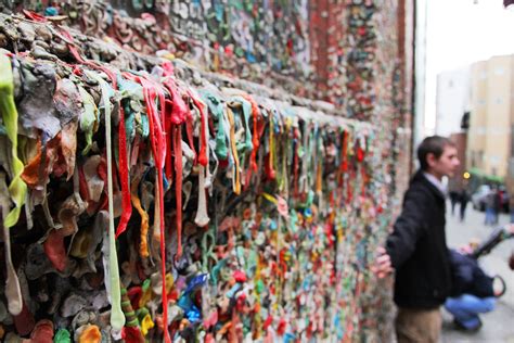 Leave A Piece Of Gum At The Historic Gum Wall Located Just Below The