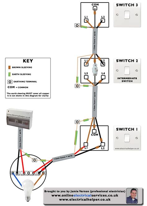 Wiring 3 Way Switches Diagram