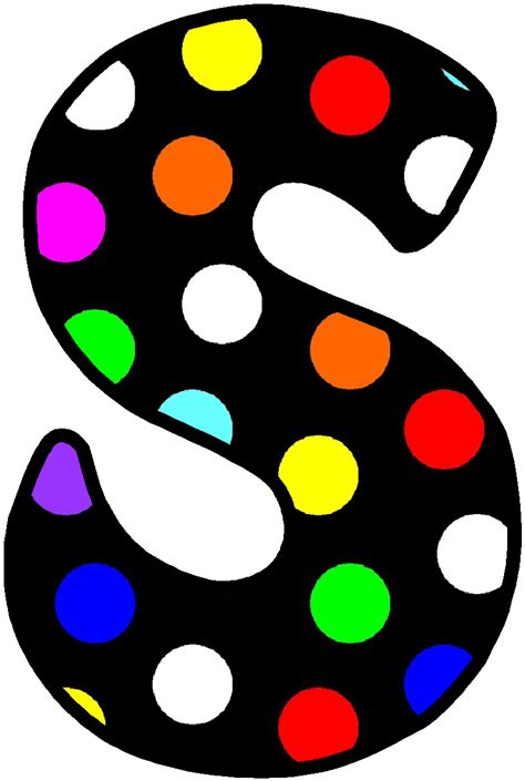 Polka Dot Letters Monogram Letters Polka Dots S Alphabet Alphabet