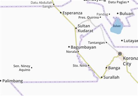 Michelin Bagumbayan Map Viamichelin
