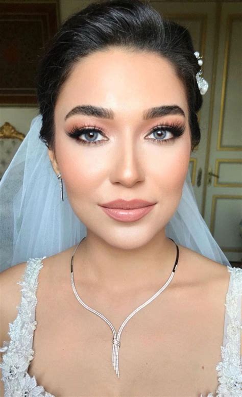 Glamorous Wedding Makeup Elegant Bridal Look With Hair Up