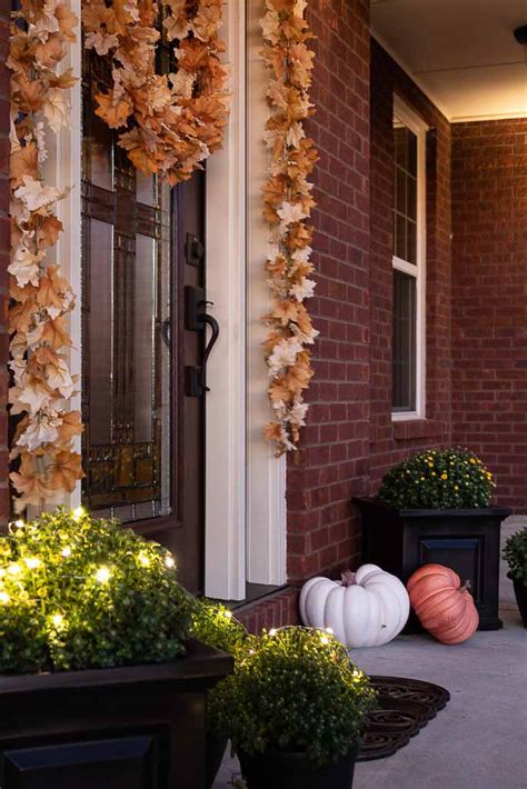 Easy Fall Front Porch Decorating Ideas On A Budget ~ The Lived In Look