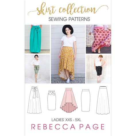 The Skirt Collection Ladies Skirt Sewing Patterns Rebecca Page