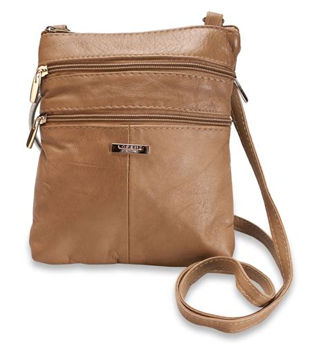 Lorenz Genuine Soft Leather Ladies Cross Body Shoulder Bag Real Womens Medium Ebay