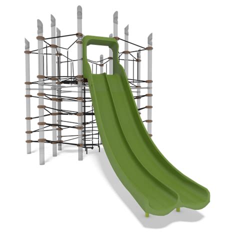 Skyport™ Climber With Double Swoosh Slide® New Slide Climbers
