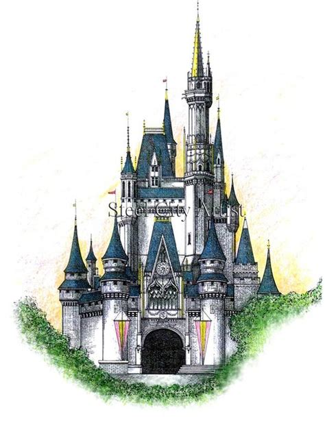 Fairy Tale Castle Drawing At Getdrawings Free Download