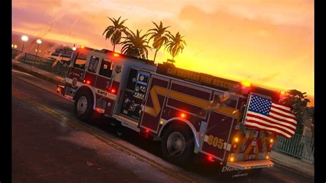 San Andreas Roleplay Fire Department Fivem Gta 5 Youtube