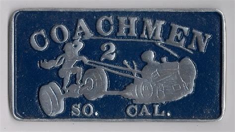 Coachmen 2 From Southern California Car Club Plaques Pinterest