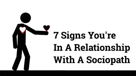 Signs Youre In A Relationship With A Sociopath School Of Life