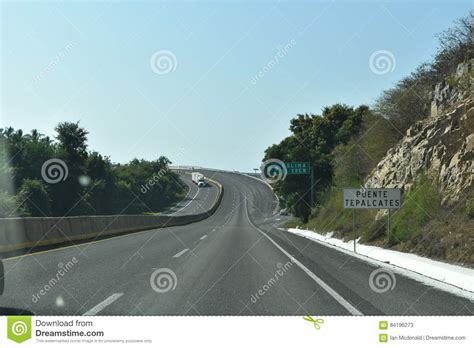 Mexican Highway Editorial Stock Photo Image Of Colima 84196273