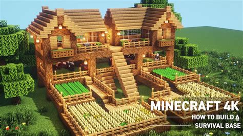 How To Build A Survival House In Minecraft Step By Step Printable