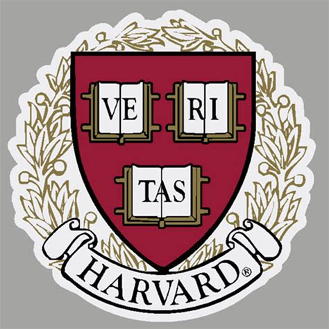 Harvard Seal Outside Square Decal Harvard The Coop