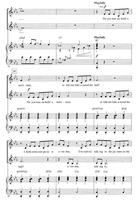 Beginner piano music for kids printable free sheet music. Frozen DO YOU WANT TO BUILD A SNOWMAN Piano Sheet music - Walt Disney | Easy Sheet Music