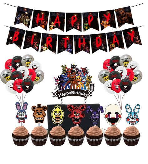 Buy Five Nights At Freddys Party Supplies Setinclude 1 Fnfa Brithday