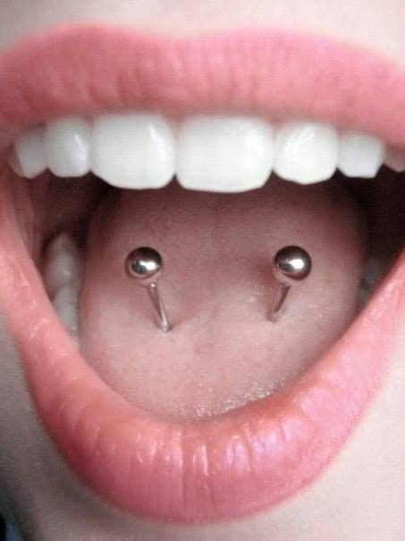 double tongue ring tongue piercing jewelry tongue piercing double tongue piercing