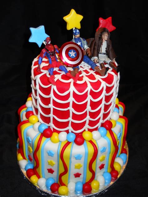 Coltons Superhero Cake