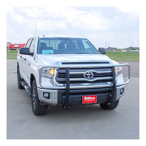 These toyota parts are made using the latest innovations in the automotive technology to ensure good quality and long service life. 2014-2018 Toyota Tundra 2" Tubular Grille Guard Chrome Luverne Truck - 331453-331450