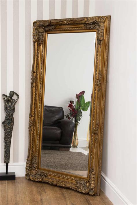 charlton gold full length mirror 90x175cm in 2020 gold framed mirror mirrors for sale ornate