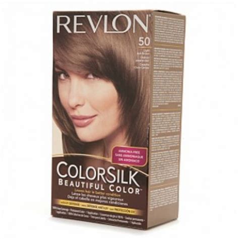 Revlon Colorsilk Hair Color Dye Light Ash Brown 50 Hair Color And Dye Gomart Pk