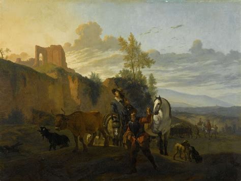 Italian Landscape With Soldiers 1652 1700 Painting Karel Dujardin