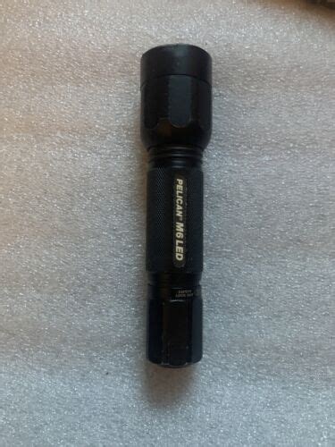 Pelican M6 Led Flashlight Lithium Battery Powered Uses A1 Batteries Ebay