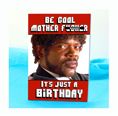 Pulp Fiction Birthday Card Etsy