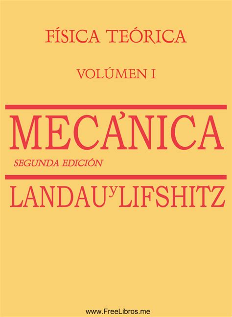 Fisica Teorica Vol 1 Mecanica Landau Lifshitz 02pdf Física