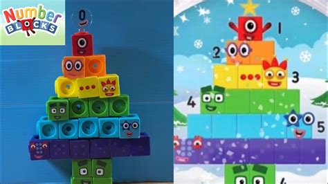 Making Numberblock Christmas Tree From Mathlink Cubes Diy Numberblocks