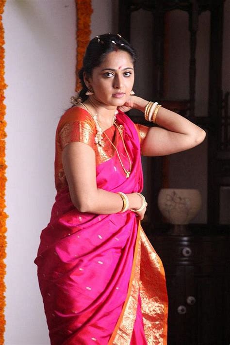 Actress Anushka Saree Photos From Thandavam Actress Saree Photos