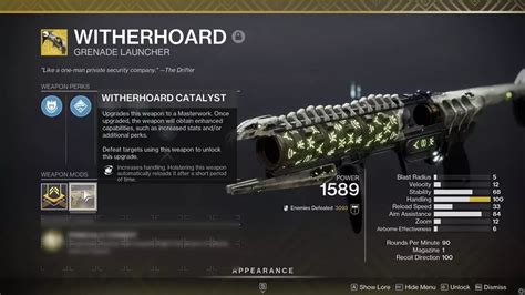 Destiny 2 How To Get Witherhoard Catalyst Gamer Haul