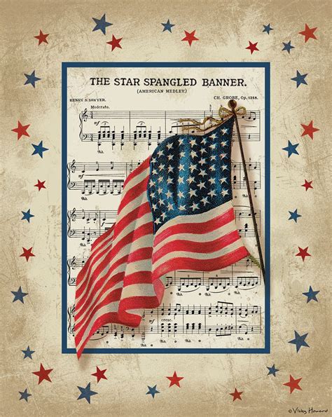 Free Freebie Printable Vintage Fourth Of July Flag Patriotic