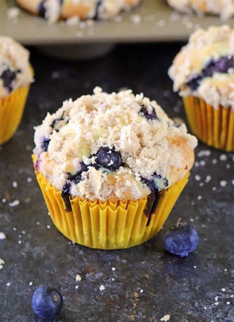 Blueberry Muffins With Streusel Crumb Topping Can Be Made Eggless Too