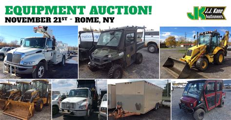 Construction Equipment And Auto Auction Rome Ny November 21 2015