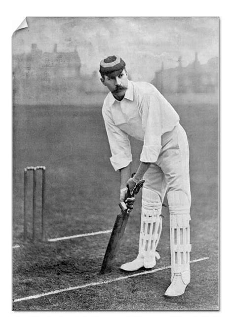 Print Of A E Stoddart From Famous Cricketers And Cricket Grounds